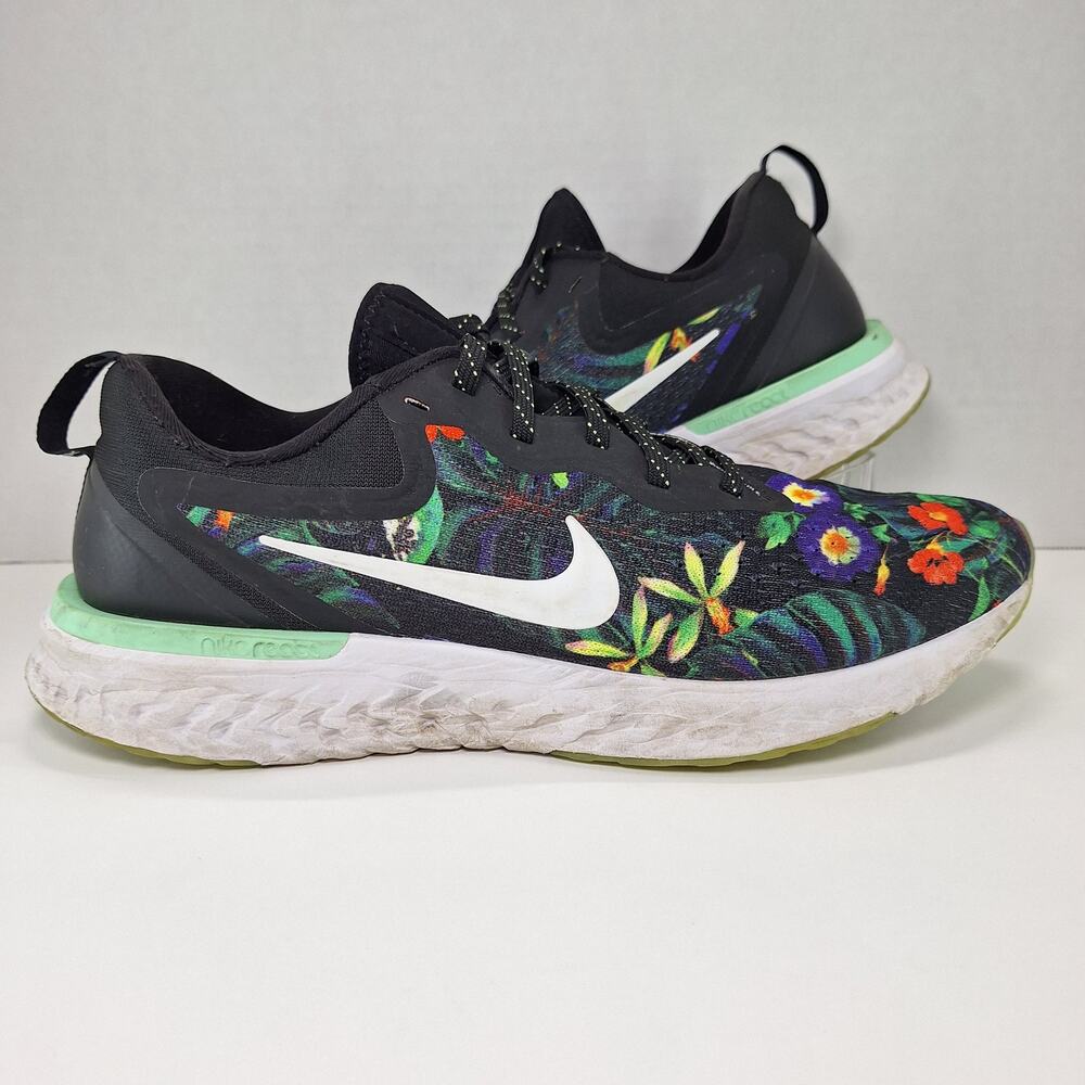 Nike Odyssey React GPX Floral Print Running Shoes AV3255-001 Men's Size 10.5